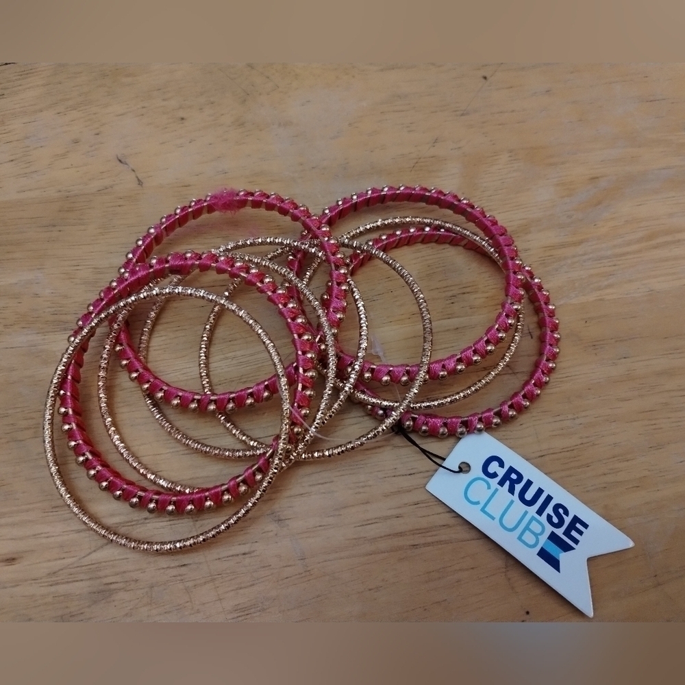 NWT cruise club 9 PC bangle set